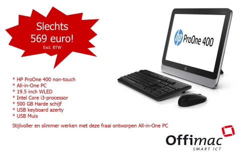 HP ProOne 400 Non Touch